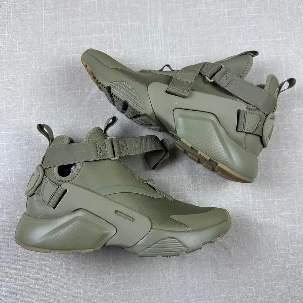 2017 Nike Air Huarache City "Olive" Women 10 - Picture 2 of 7